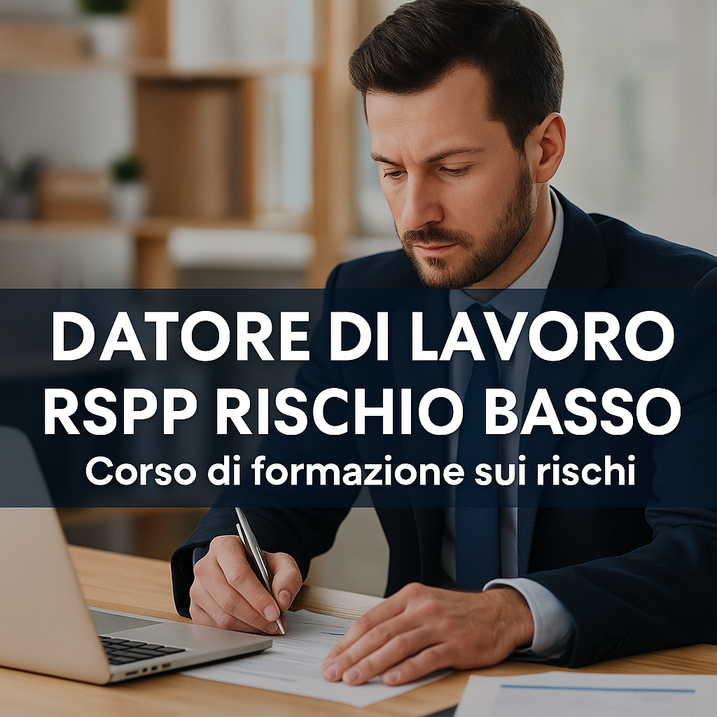 Corso Datore di Lavoro RSPP Rischio Basso